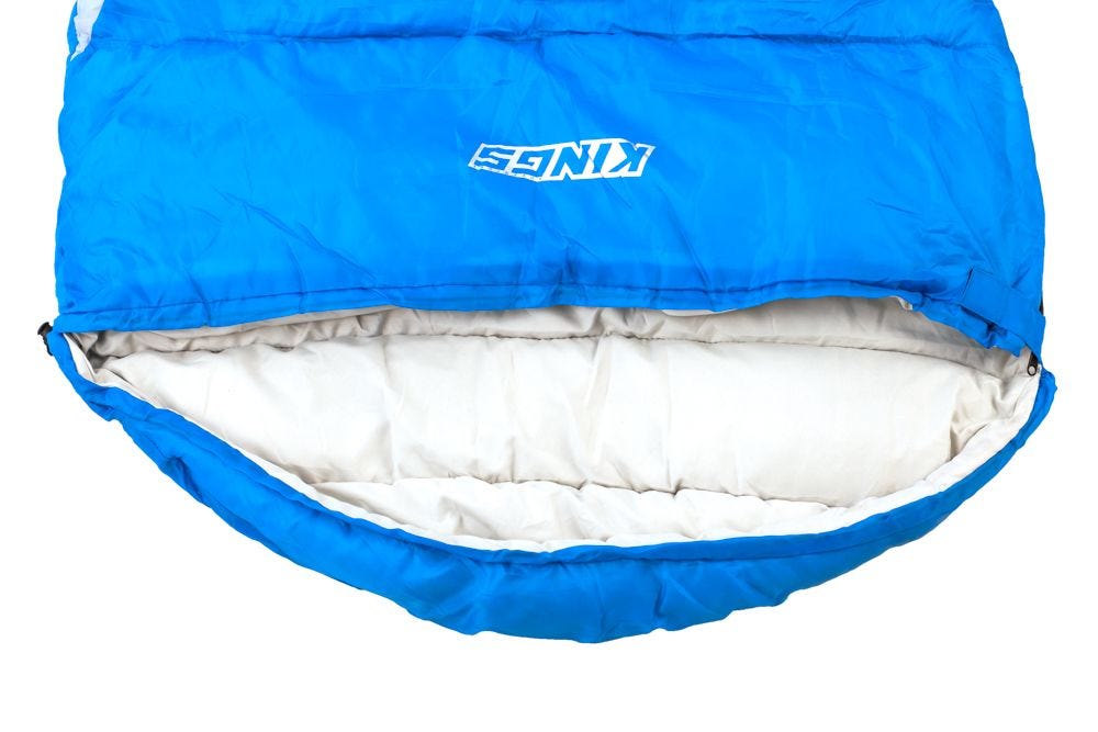 Kings Hooded Sleeping Bag Rated to 2 Right Hand Zipper Machine Washable