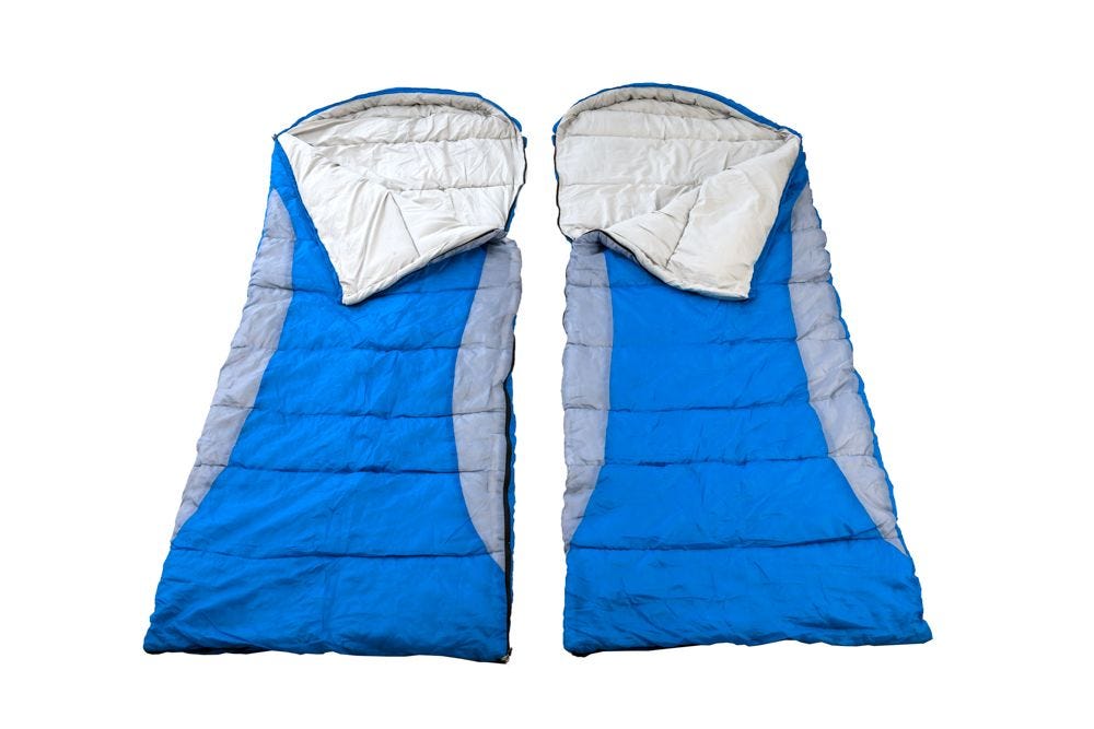 2x Adventure Kings Hooded Sleeping Bag 4WD Supacentre