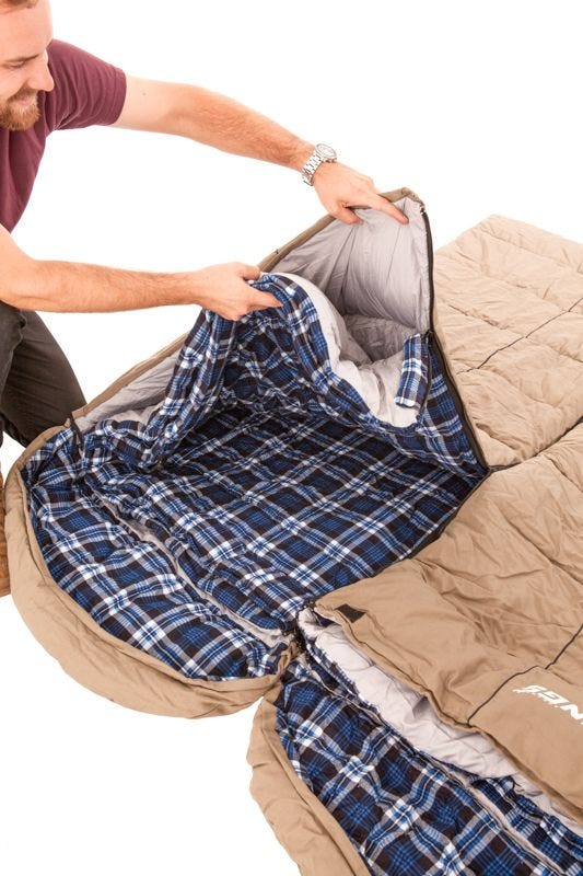 2x Adventure Kings Premium Sleeping bag 5 C to 5 C Degrees