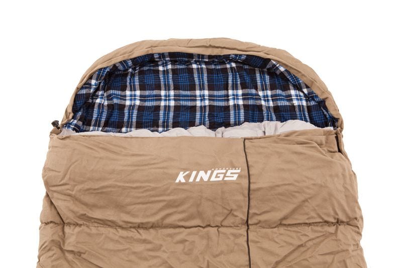 2x Adventure Kings Premium Sleeping bag 5 C to 5 C Degrees Celsius Left and Right Zipper 4WD Supacentre