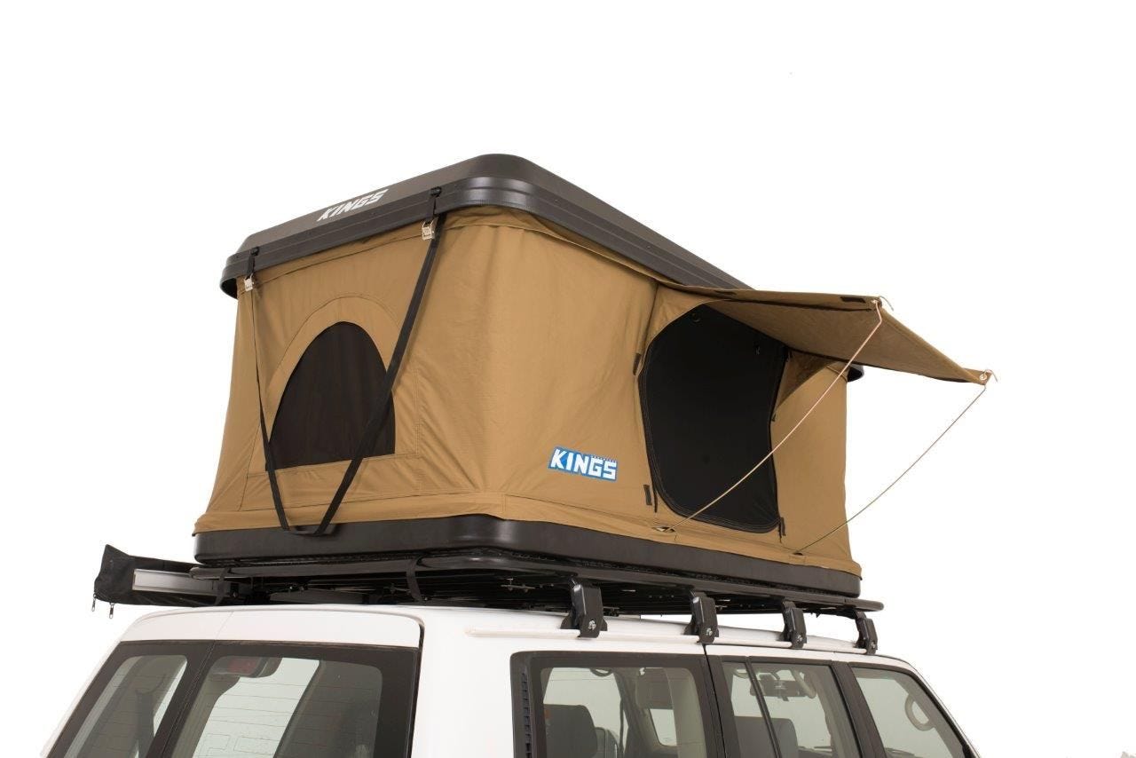 Kings Kwiky Pop Up Roof Top Tent Aluminium Roll Up Camping