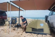 Kings Portable Camp Oven/Stove | Wood Fired BBQ | Enclosed Firepit | Packs Down For Easy Transport