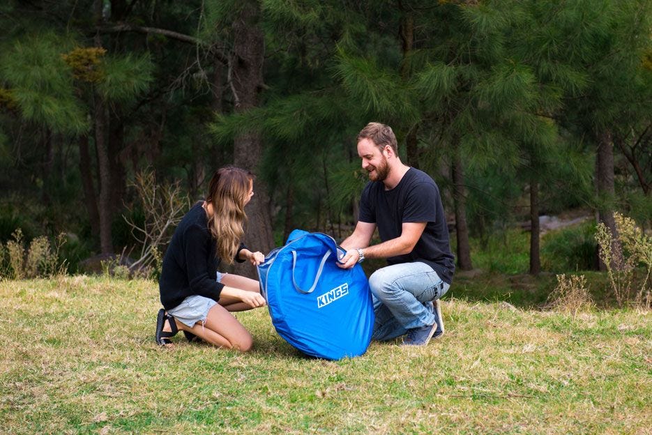 Adventure Kings Double Ensuite Shower Tent 15L Dry Bag 4WD Supacentre