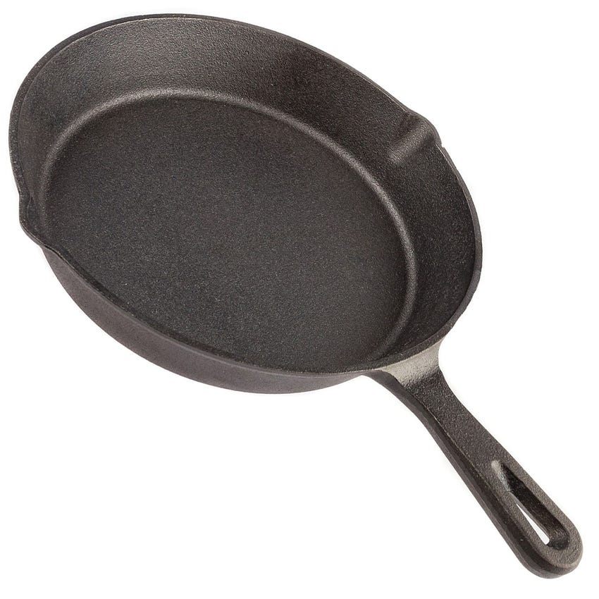 Adventure Kings Skillet Pan | 26cm Diameter | Cast Iron