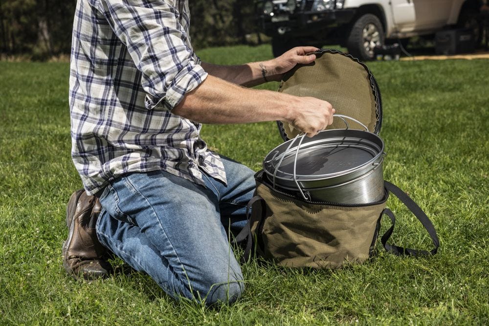 Canvas camp oven bags hot sale