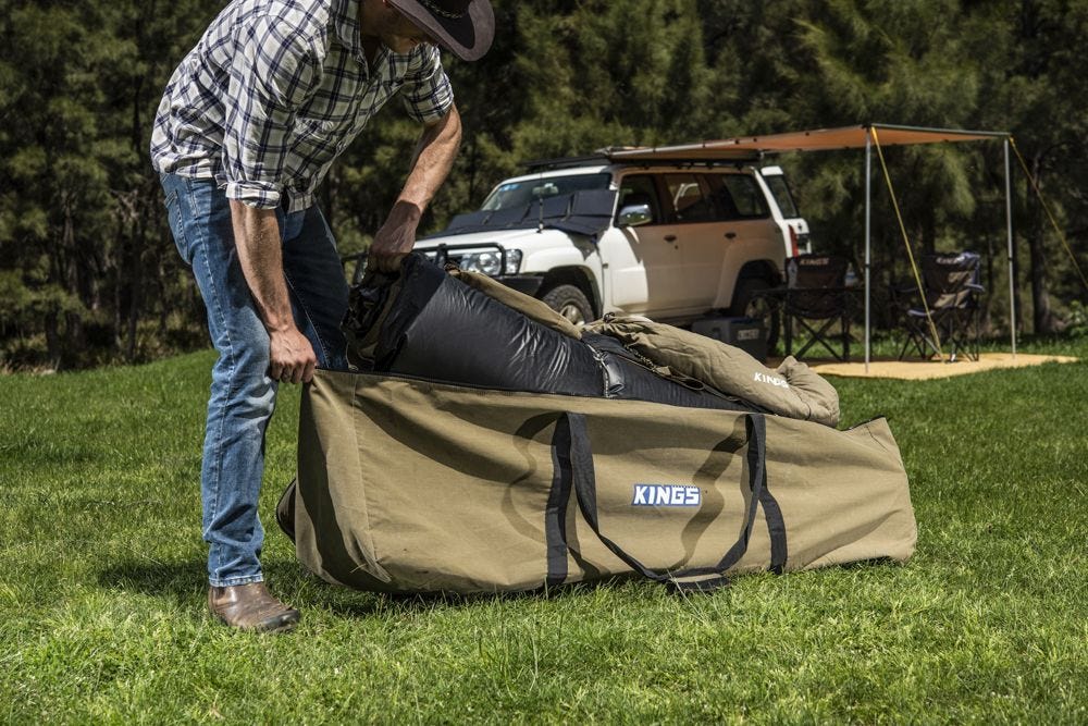 Large canvas camping bags sales