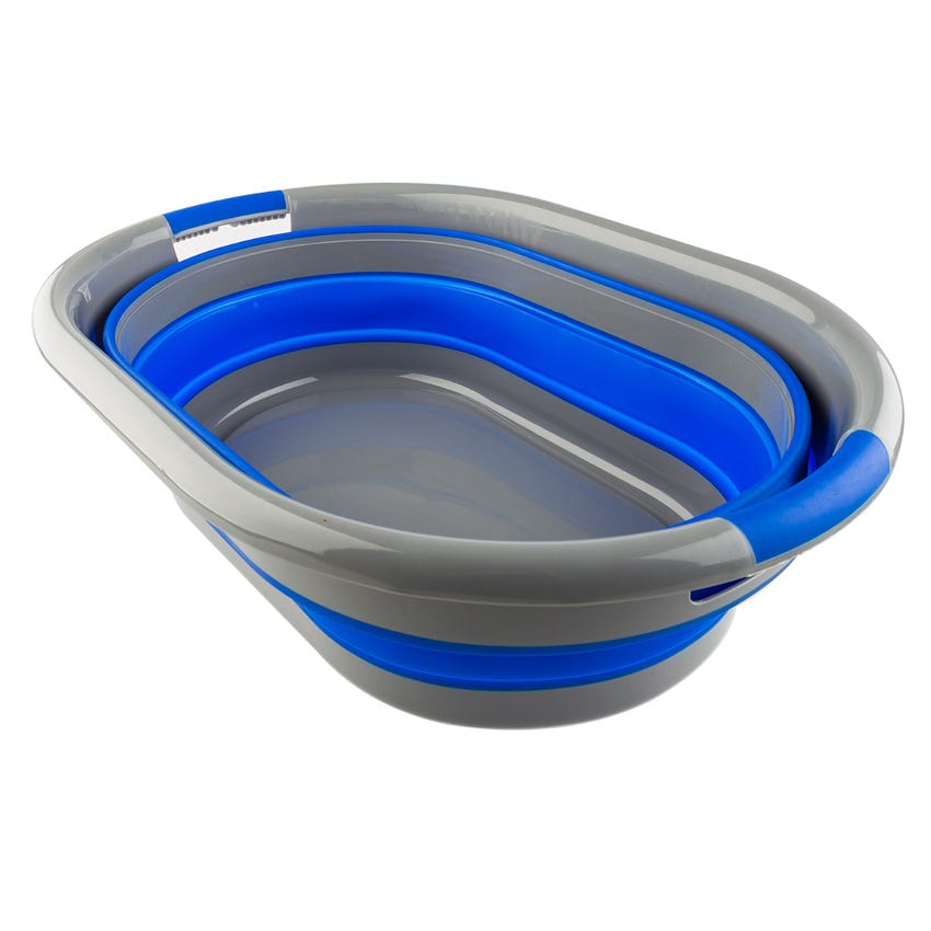 Kings Collapsible Laundry Basket | Heavy Duty | Packs Away Flat | Great for home or camping