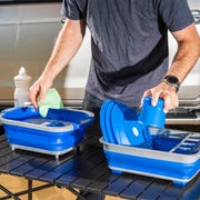 Kings Collapsible Dish Rack| Heavy Duty | Packs Away Flat