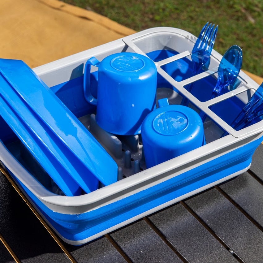 Kings Collapsible Dish Rack| Heavy Duty | Packs Away Flat