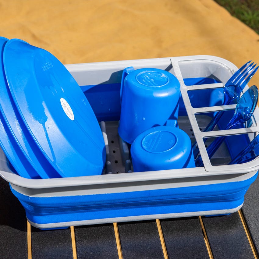 Kings Collapsible Dish Rack| Heavy Duty | Packs Away Flat
