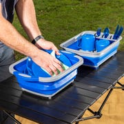 Kings Collapsible Dish Rack| Heavy Duty | Packs Away Flat