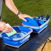 Kings Collapsible Dish Rack| Heavy Duty | Packs Away Flat