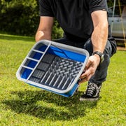 Kings Collapsible Dish Rack| Heavy Duty | Packs Away Flat