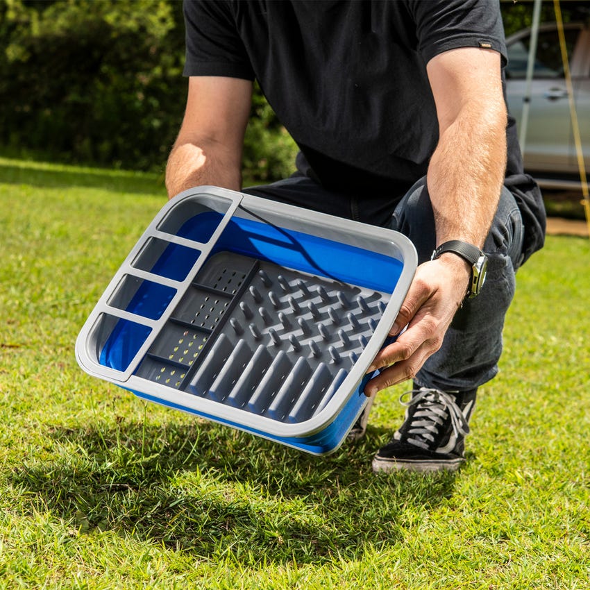 Kings Collapsible Dish Rack| Heavy Duty | Packs Away Flat
