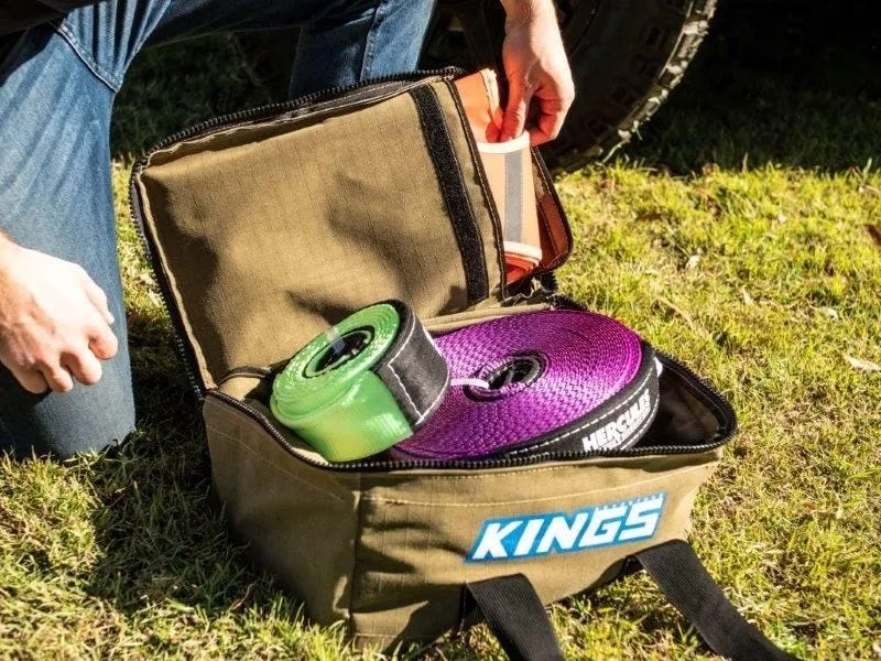 2x Recovery Canvas Bag 4WD Supacentre