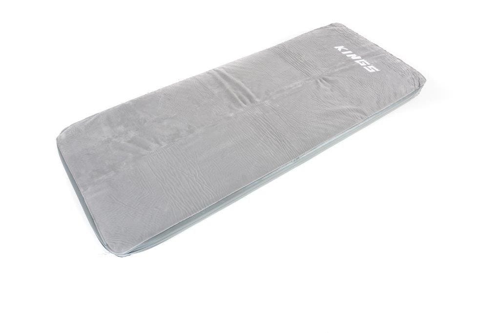Kings Self Inflating Foam Mattress Single Travel Canvas Bag 4WD Supacentre