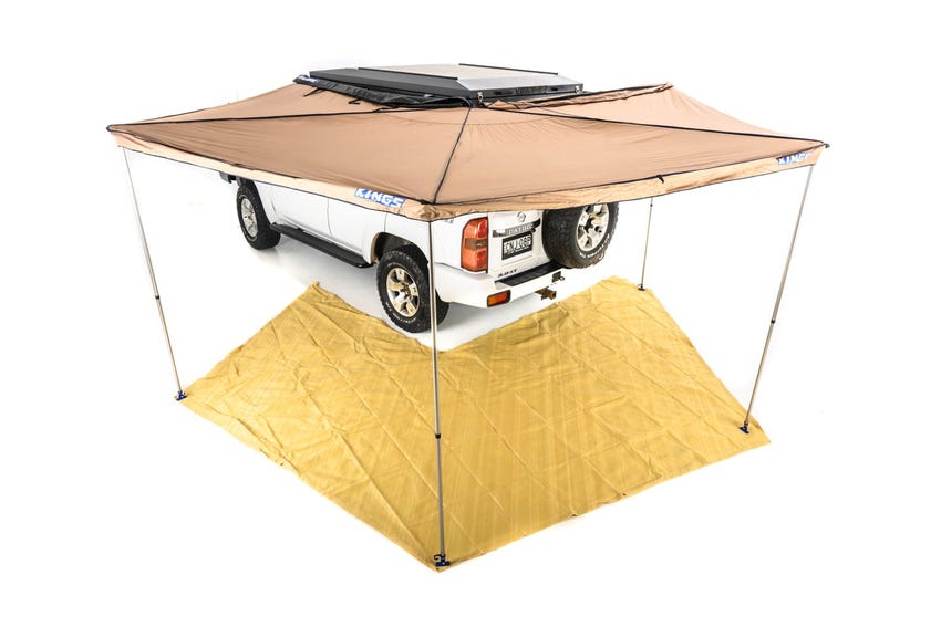 Kings 270° King Wing Awning Wall + King Wing Mesh Floor 4WD Supacentre
