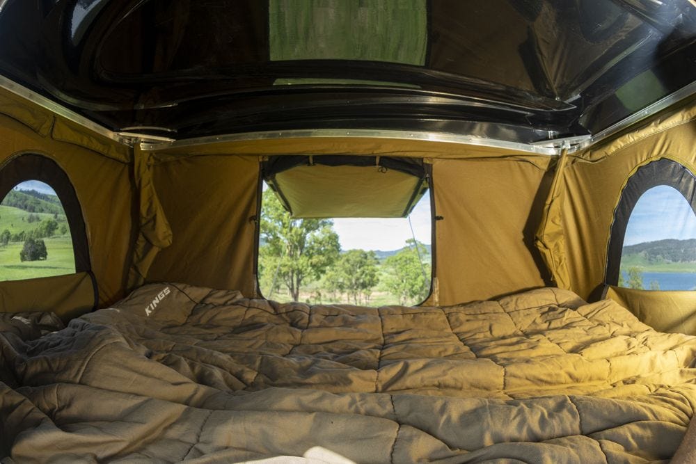 Kings Kwiky MKII Hard Shell Rooftop Tent Adventure Kings LED Strip Light