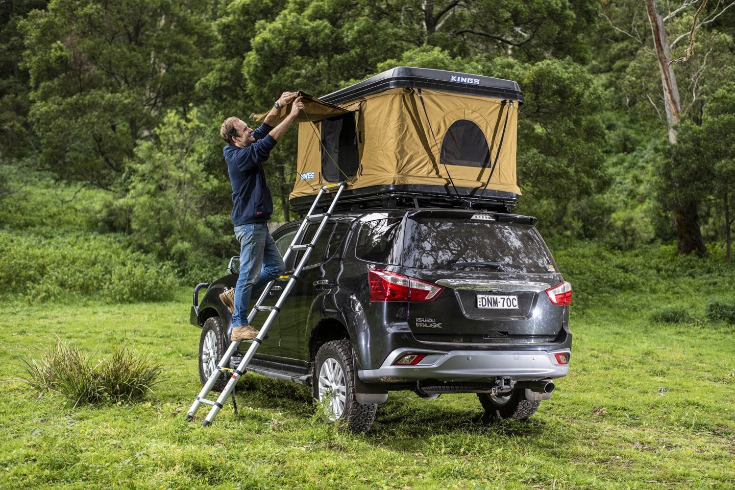 Kwiky roof top tent installation cheap