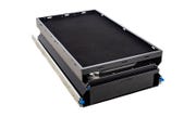 Kings Camping Kitchen Slide | Twin Slide-Out Compartments | 90L Fridge Slide | Stainless Benchtop | Plumbed Water Tap