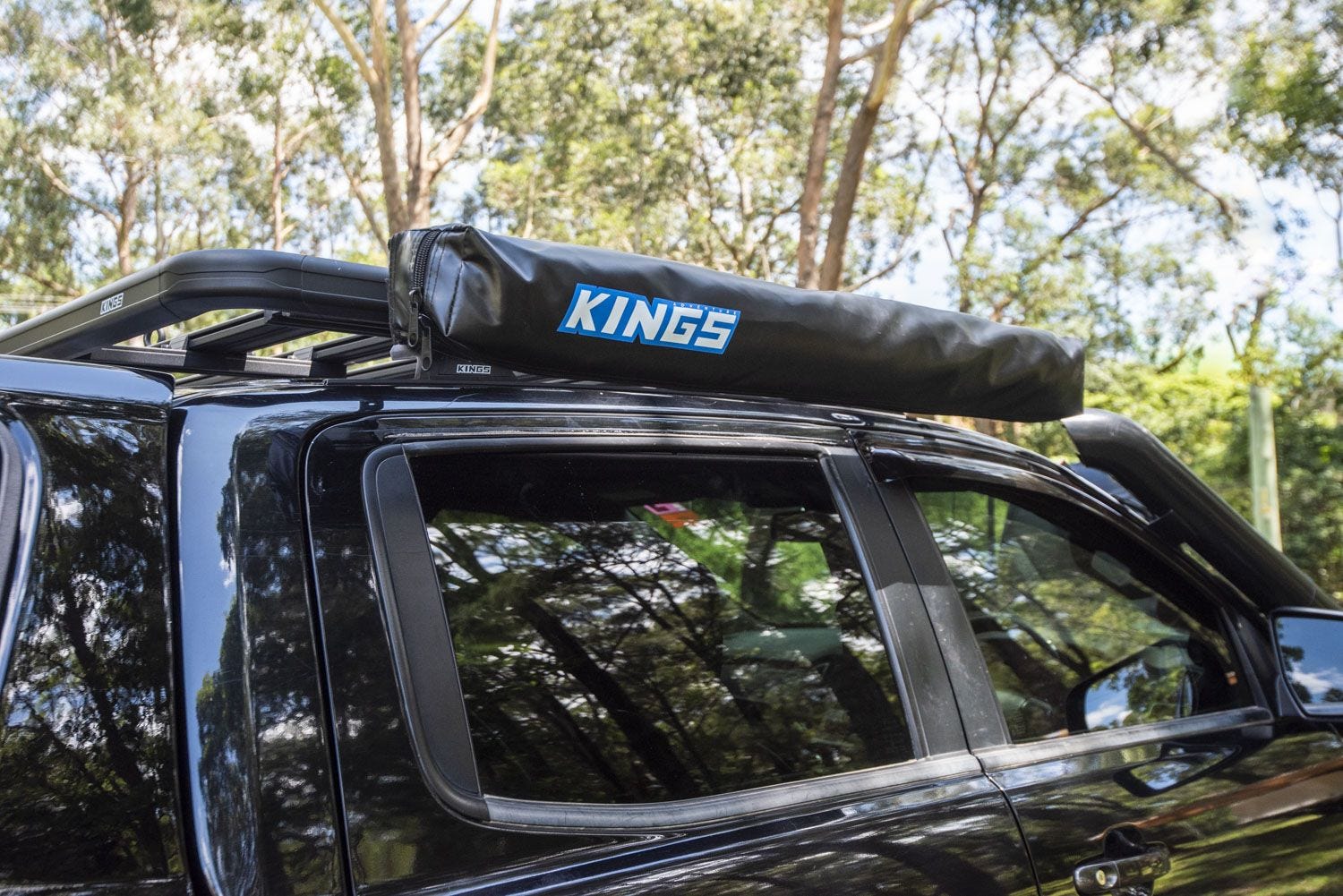 Kings Instant Ensuite Awning Shower Tent 30 Second Setup Integrated Frame 210D Ripstop Oxford Material 4WD Supacentre