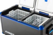 Kings 75L Stayzcool Dual Zone Fridge Freezer | Massive 5 Year Warranty