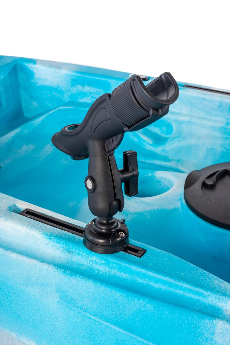 Fishing rod shop holders for kayaks