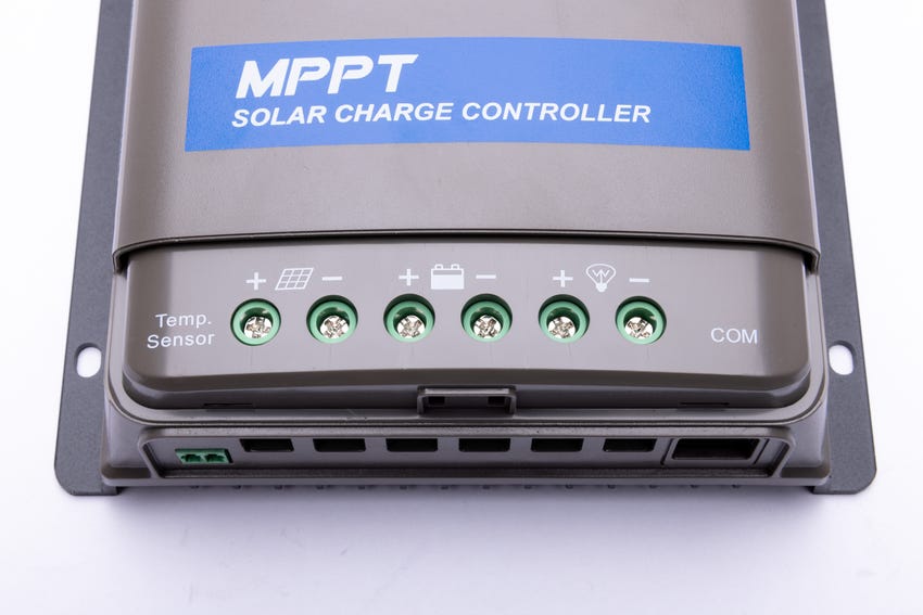 Kings Plus 20A MPPT Solar Regulator | Lithium & AGM Compatible | Digital Display with Volts, Amps and Watts | Inc. Two Quick-Connect Plugs