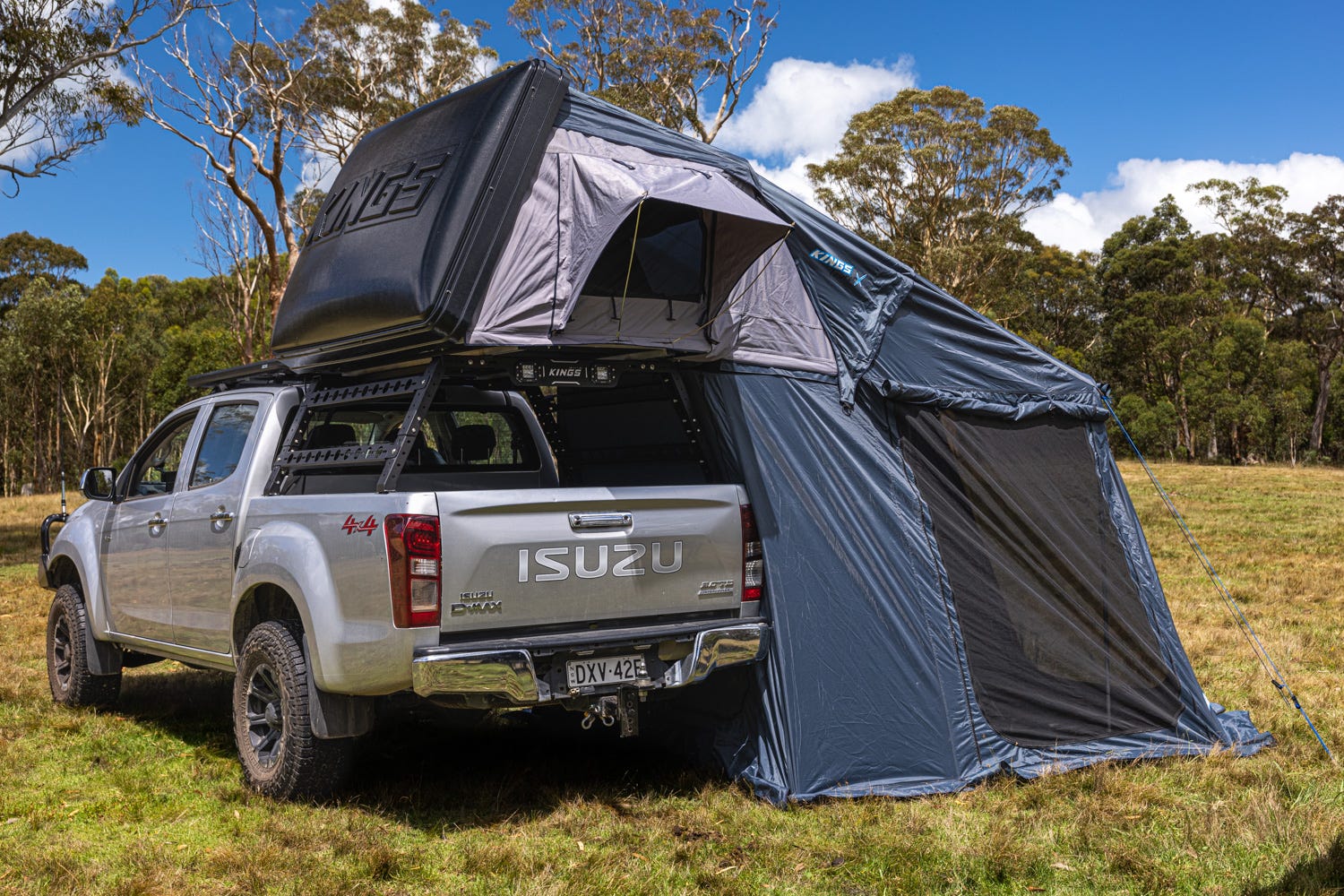 Kings roof top tent setup cheap
