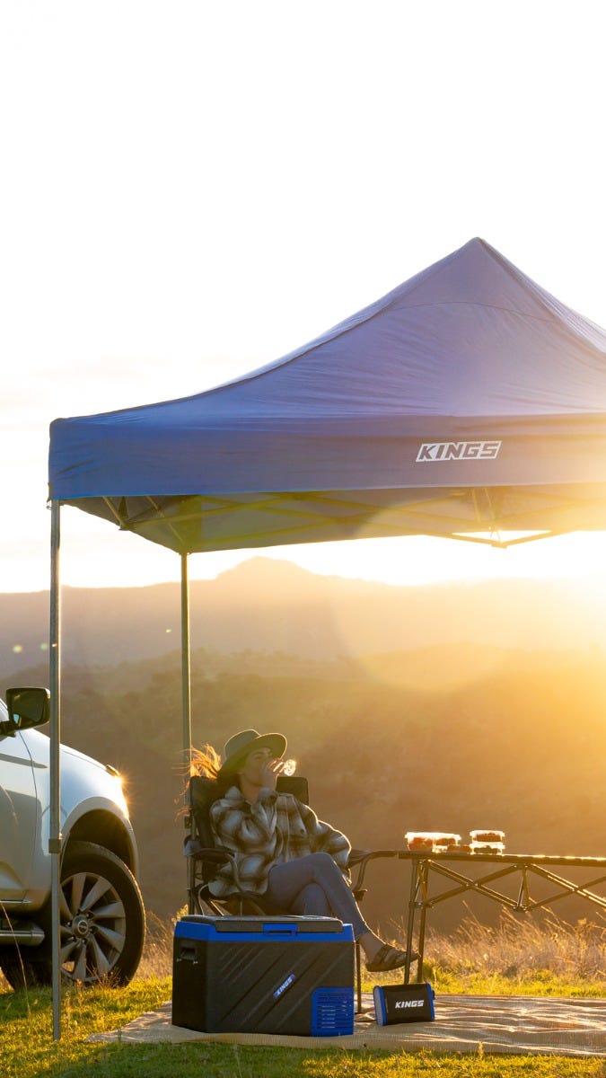 Kings 24Ah Lithium Portable Power Pack | Run your fridge, camp lighting or USB devices | 60W USB C | LiFePO4