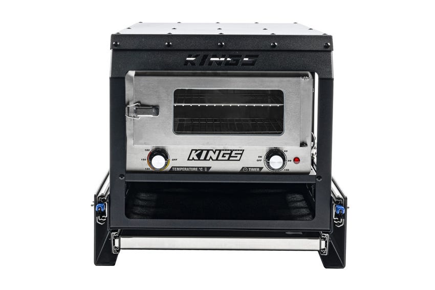 Kings Pantry Slide | Pull-Out Camp Kitchen | In-Built Table | Three Storage Compartments | Inc. Heavy-Duty Mounts + Runners
