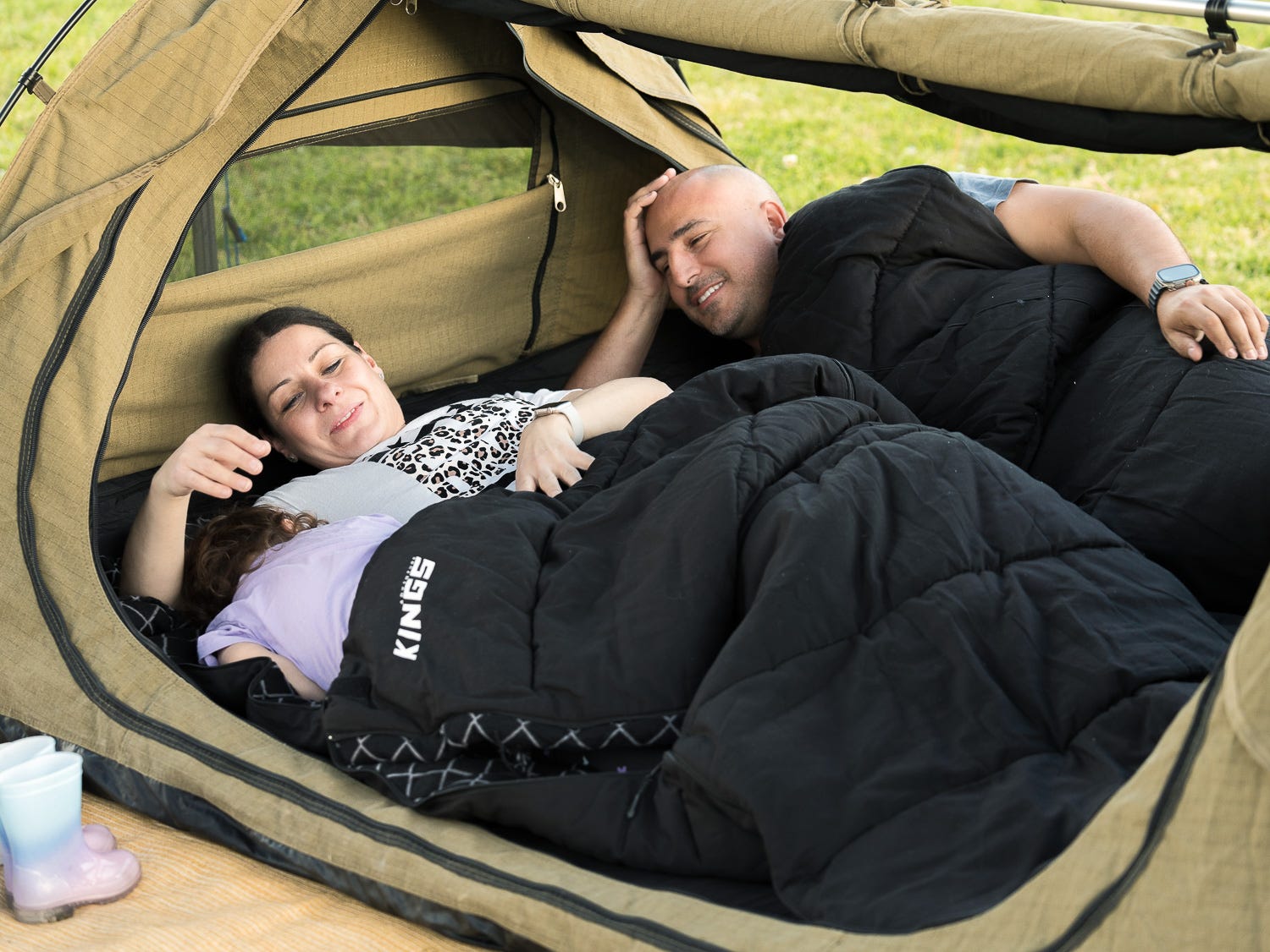 Kings Universal Sleeping Bag Hoodless Design Flannel Inner Liner 3 C Comfort Rating Outdoor Products Australia
