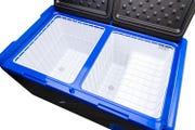 Kings Escape 90 Dual Zone Fridge/Freezer | 12V & 24V | Fits 141 Cans | Digital LED Display | Reversible Lids