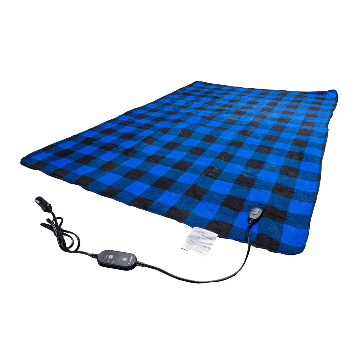 Kings 12V Heated Blanket 140cm x 100cm Adjustable Power Timer Machine Washable 1.5m 12v Power Cord