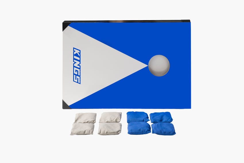Kings Cornhole Beanbag Game | Campsite Fun Activity | 2 x Target Boards & 8 x Bean Bags | Laminated MDF | Incl. Carry Bag