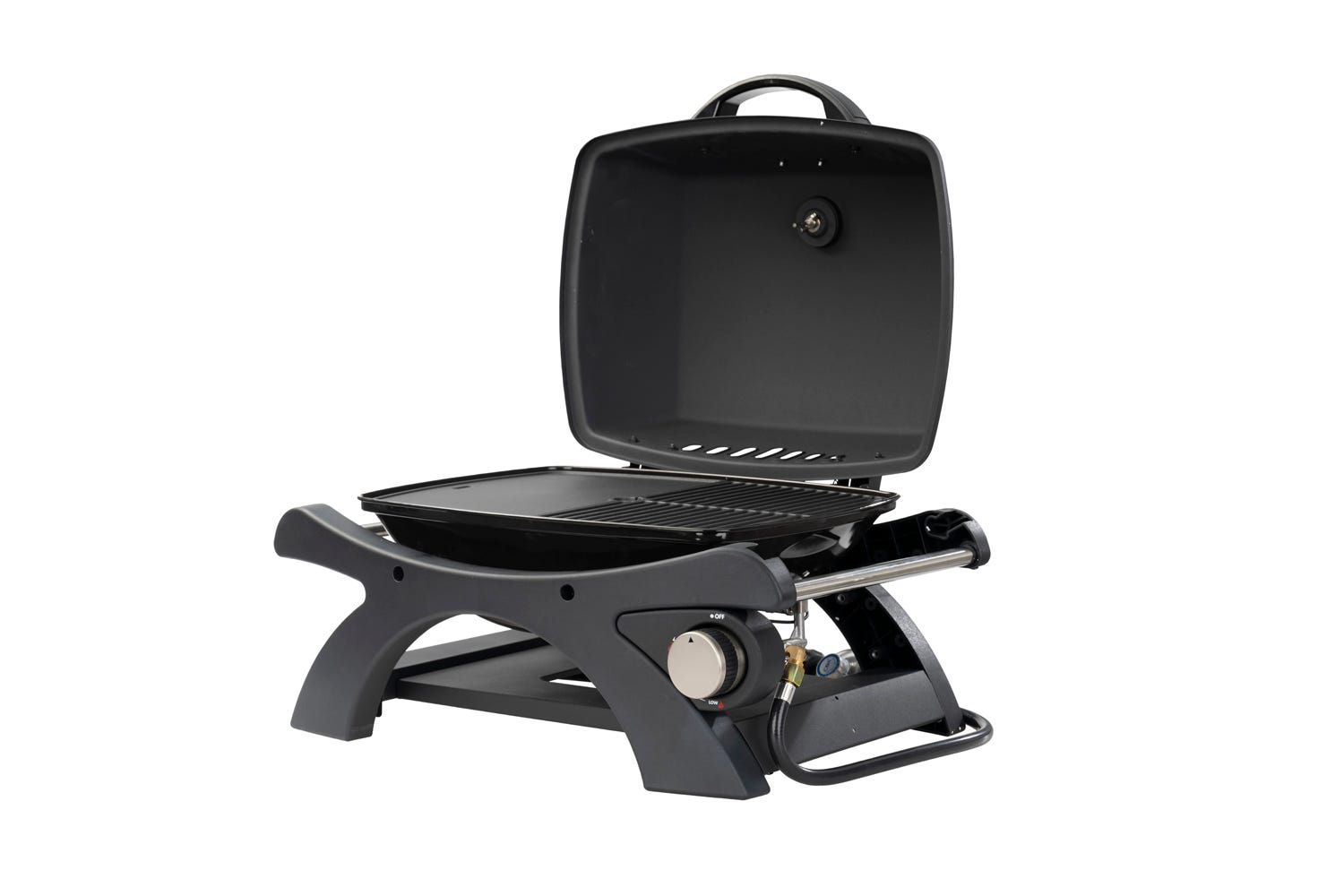 Single burner grill outlet