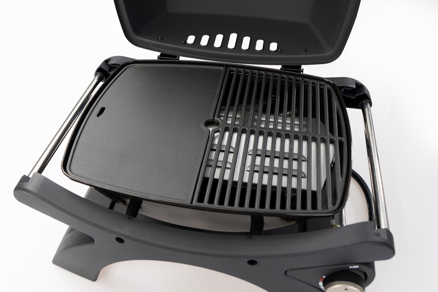 Single burner grill outlet
