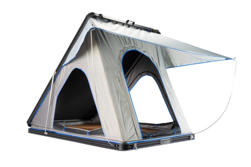 Grand Tourer Sports Lite Roof Top Tent | Lightweight Hard Shell Aluminium | Low Profile | 25 Sec Set-up