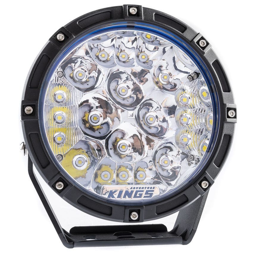 Kings 7 Lethal LED Driving Lights Pair Plug N Play Smart Wiring Harness Kit
