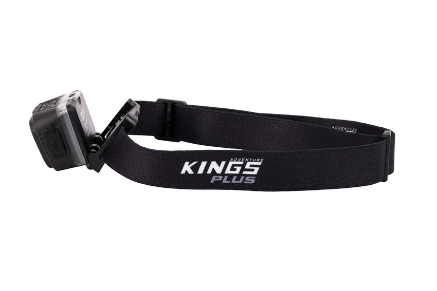 Kings Plus Lithium LED Head Torch | Rechargeable |Handsfree Motion Sensor | 410 Lumens