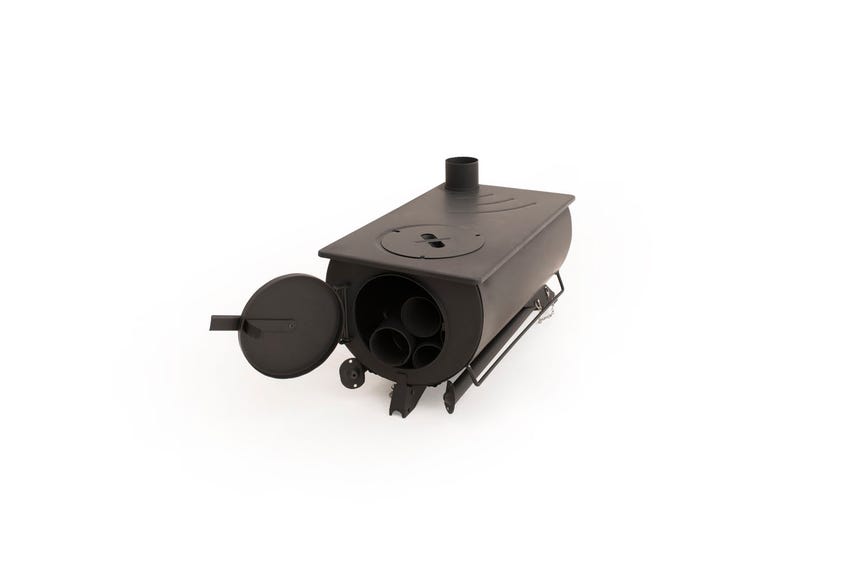 Kings Portable Camp Oven/Stove | Wood Fired BBQ | Enclosed Firepit | Packs Down For Easy Transport