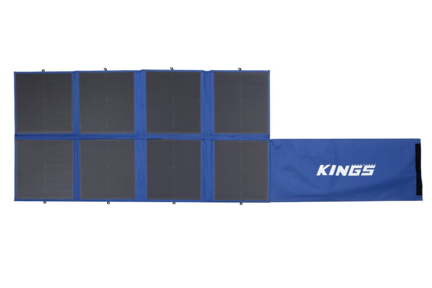Kings 240W Folding Solar Blanket + 15A PWM Solar Controller 4WD Supacentre