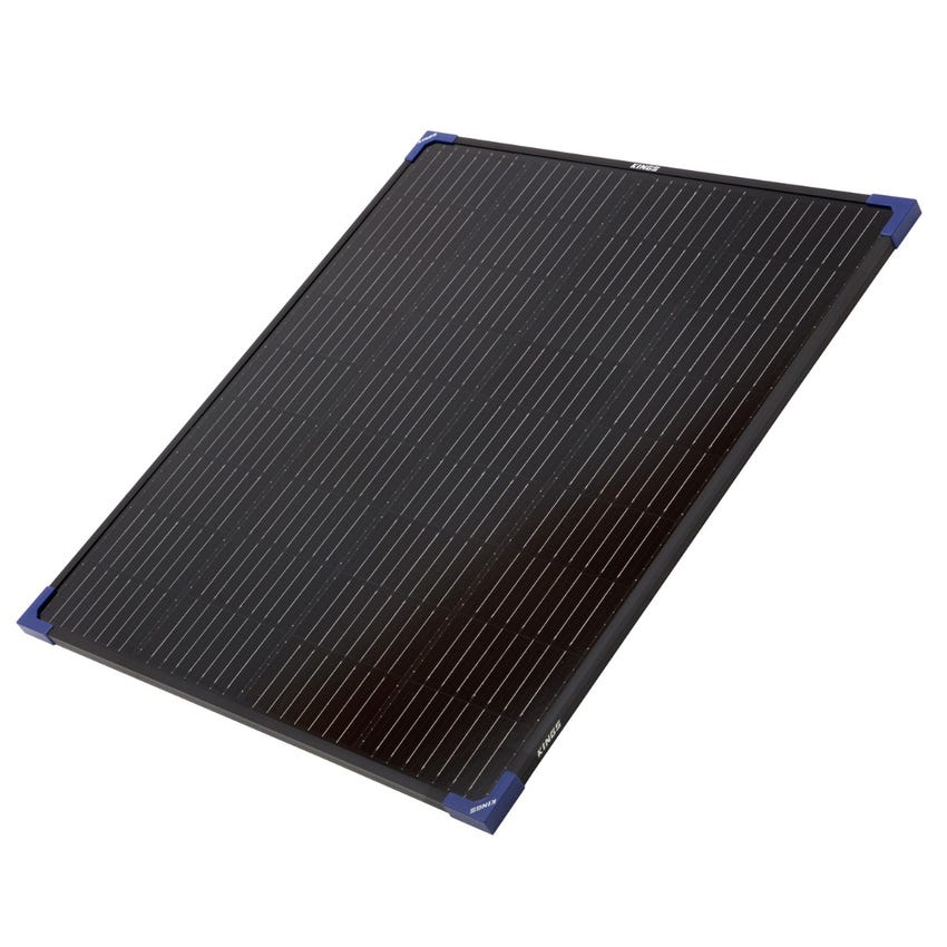 Kings 100W Fixed Solar Panel | Up to 8.33A of charge at 12V | Grade A cells | 1.8cm Slimline Frame