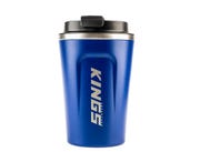 Kings Blue Coffee Cup | 380ml Vacuum Travel Mug | Insulated Stainless Steel | For Hot & Cold Drinks