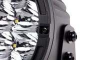Black oxide stainless steel screws on housing
