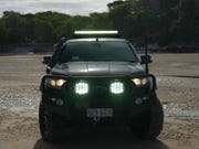 Kings Plus 9" Lethal Pro Driving lights | Covers Included | 1 Lux @ 1,627 M | 21,440 Lumens | IP68, IP69K, IK08 and CISPR25 approved | Die Cast Aluminium Brackets