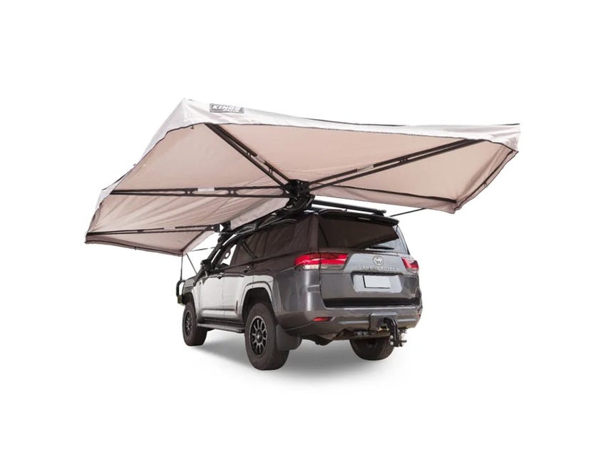 Kings Plus 270 Tourer XL Freestanding Awning | Gigantic 14.57sqm Coverage | Perfect For Large 4WDs & Camper Trailers | Powdercoated Aluminium Frame