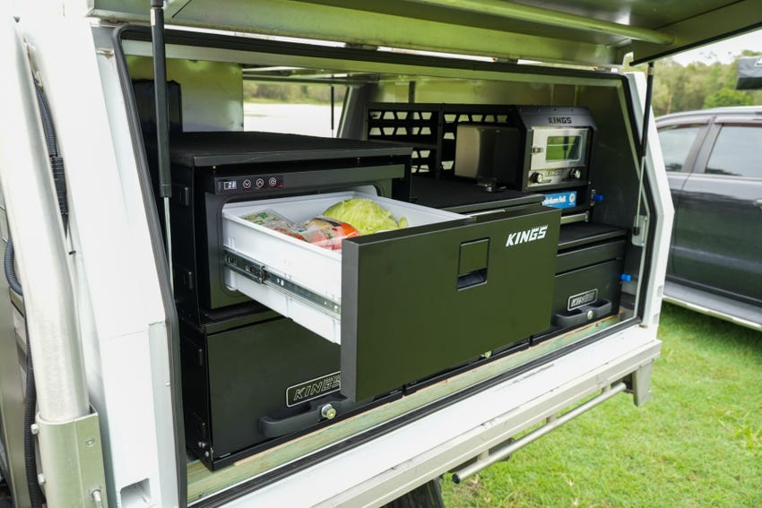 Kings Drawer Compartment Medium | Modular Design | Heavy Duty Frame | Premium Black Finish