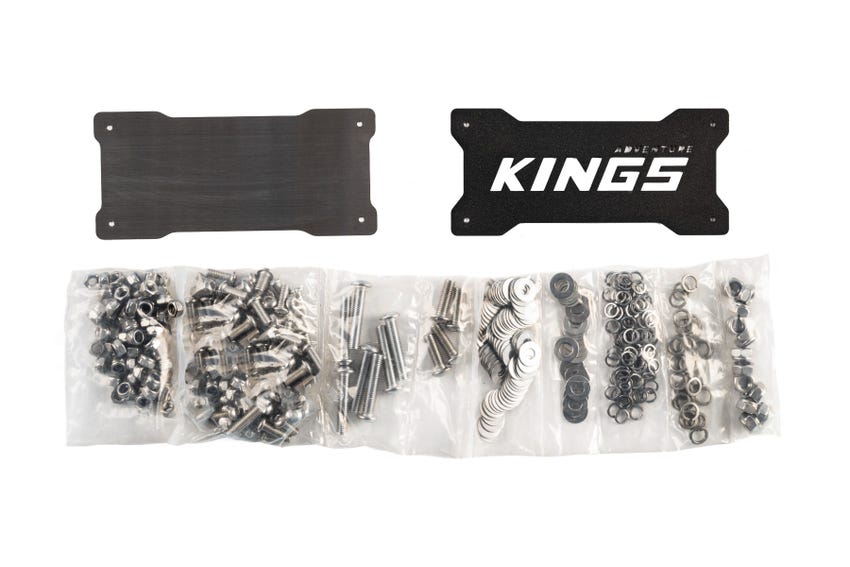 Kings Universal Ute Tub Rack | 3mm Zinc Powdercoated Steel | Adjustable Height & Width | Easy DIY Install