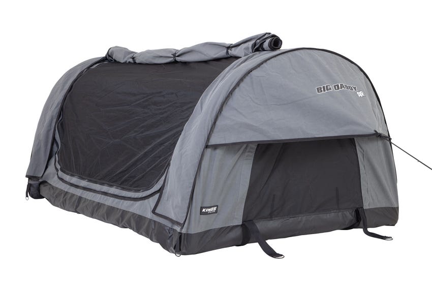 Kings Plus Big Daddy Air Double Inflatable Swag | Air Poles| Premium Canvas | Sleeps 2 People